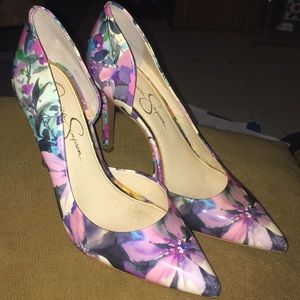 Floral heels